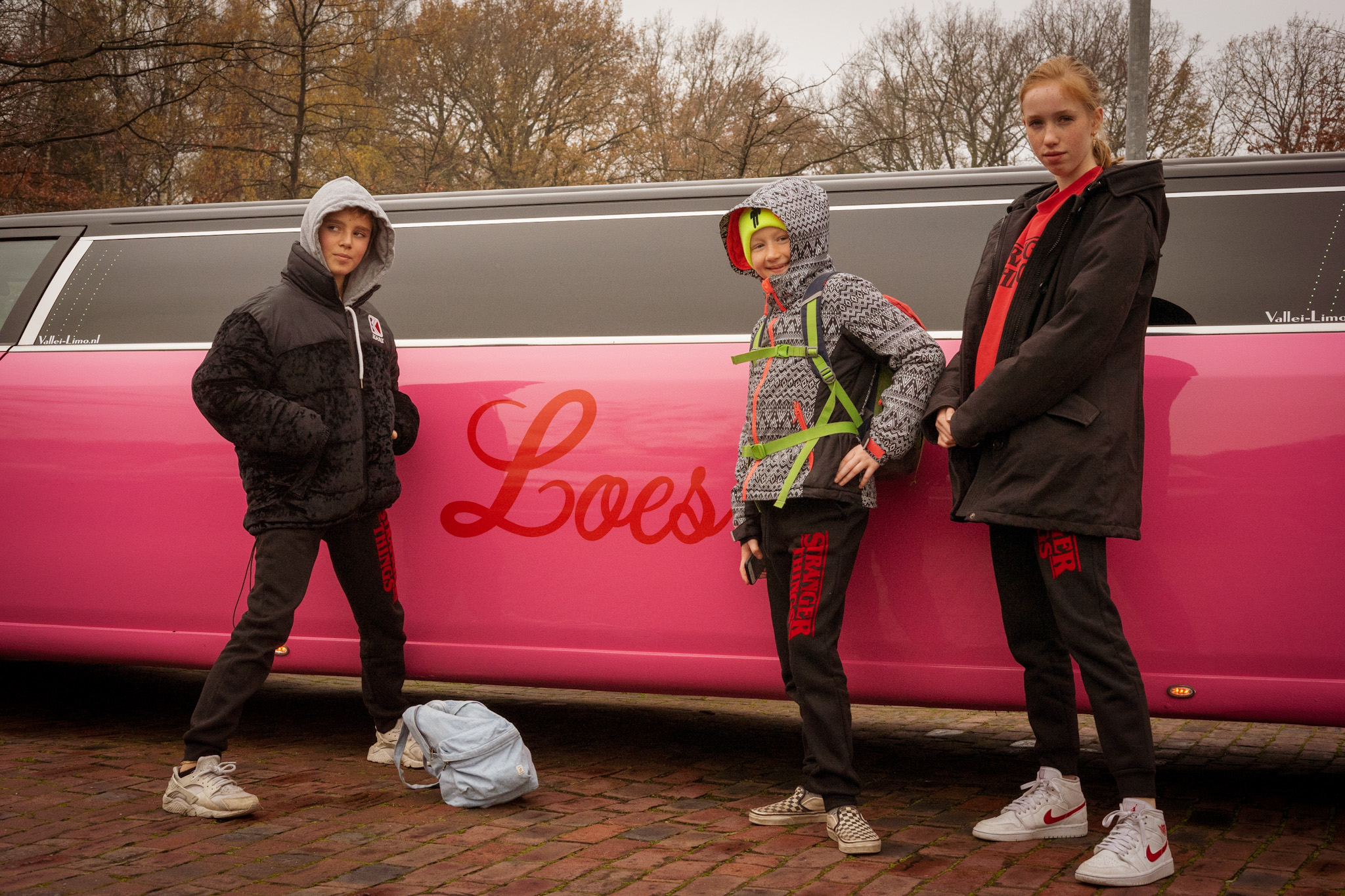 Stranger Things outfit voor de Loes' limo